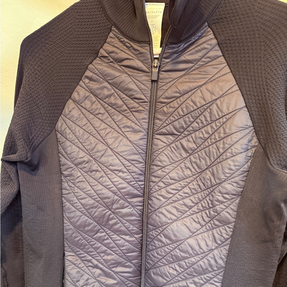 Black Athleta Quilted Jacket